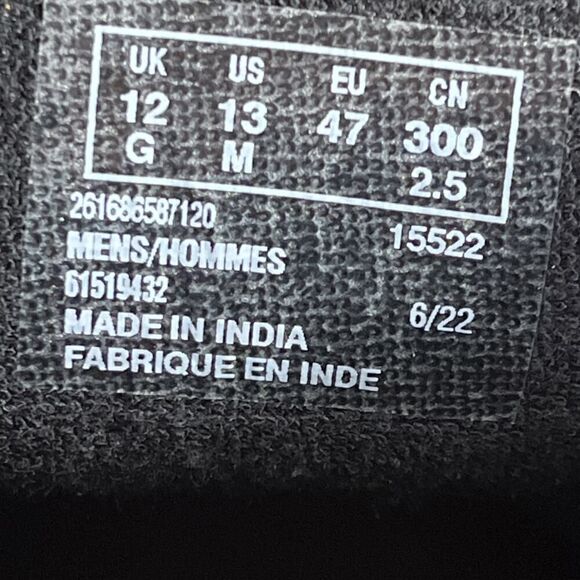 Clarks Mens Size 13 Desert Chukka Boots Black/Orange Wool & Suede Casual NWOB - Picture 11 of 11